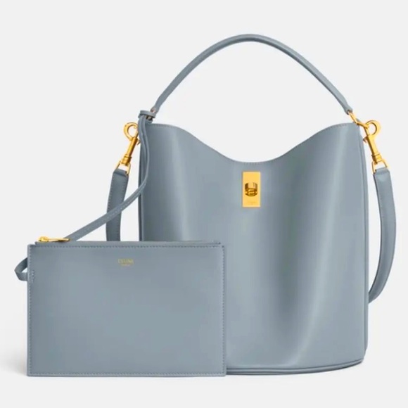 Celine 16 Bucket Tote Bag w Strap and Pouch - Picture 1 of 7